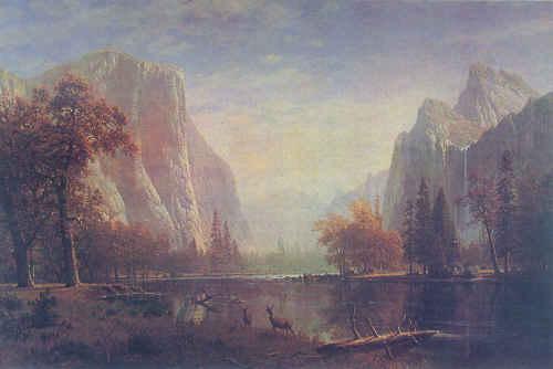 Albert Bierstadt Lake in the Yosemite Valley Germany oil painting art